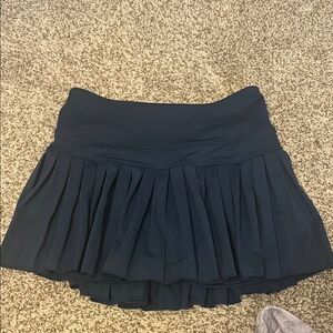 Pleated Navy activewear Skirt